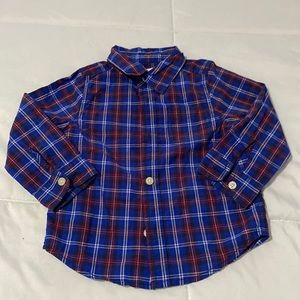 Joe Fresh plaid button down shirt.